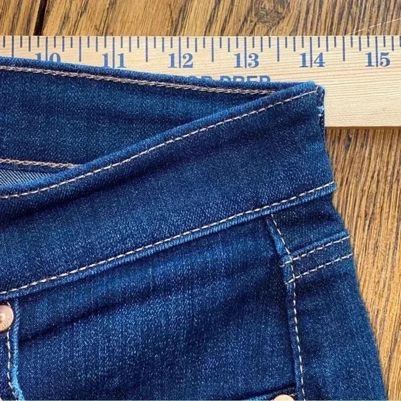 LOFT Jeans Made And Loved Slim Pockets Fringe Hem Size 27 Excellent Condition - Picture 10 of 10